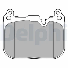 LP3597 DELPHI Bremsbelagsatz, Scheibenbremse für BMW,MINI