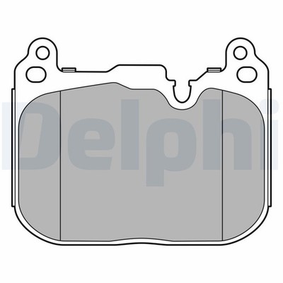 LP3597 DELPHI Bremsbelagsatz, Scheibenbremse für BMW,MINI