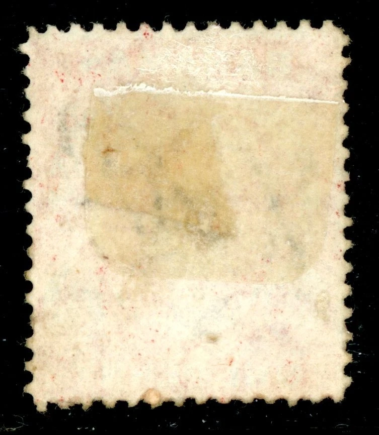 Bahamas 1860 QV 1p Lake Clean Cut Perf 14 papel muy grueso Scott #2a VFU W590 Foto 2 de 4
