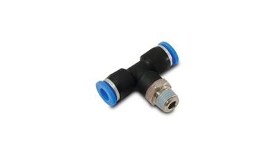 Vibrant Performance 22630 Male Tee Tube OD Size 5/32'' Male Thread Size 1/8'' NPT
