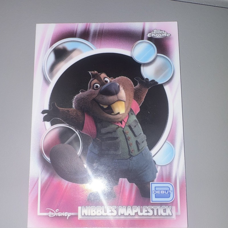 Topps Topps Chrome Disney Debut Nibbles Maplestick #70 2026 Non-Sport Card