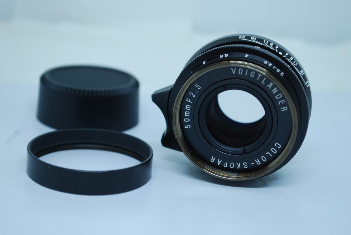 Mint 】Voigtlander Color Skopar 50mm F/2.5 L39 LTM Leica in Black