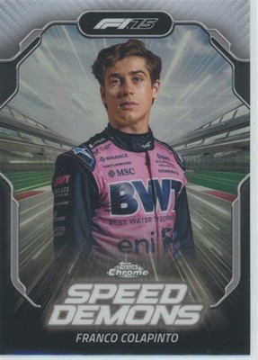 Franco Colapinto - 2025 Topps Chrome F11 Speed Demons #SD-9 BWT Alpine