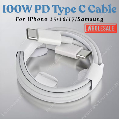 Bulk Lot 3/6FT Type USB-C to USB-C Cable 60W Fast Charging PD Cord Rapid Charger