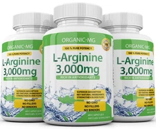 Force Factor L-Arginine 3000 MG, Extra Strength Nitric Oxide & Circulation Boost