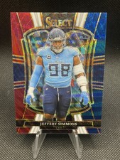2025 Panini Select JEFFERY SIMMONS  Premier Level Tri Color Prizm #’d /299