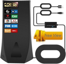 2025 Upgraded HD TV Antenna, 1800 Miles Range Indoor Outdoor Digital TV Ante...