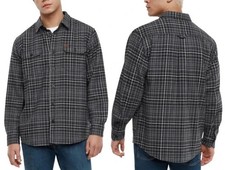 Men's Orvis Heavyweight Flannel Shirt XL Gray Item 1312517 - NWT