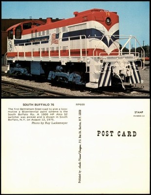 Eisenbahn Zug Lokomotive SOUTH BUFFALO RAILWAY Railroad USA 1978