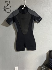 Womens 3mm shorty wetsuit aqua lung quantum stretch size 9-10