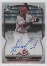 2023 Bowman Chrome Prospect Auto Refractor /499 Ariel Almonte #CPA-AA Auto 4k8