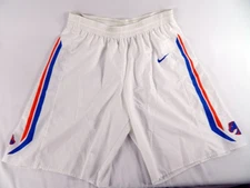 Boise State Broncos Team Issued White Nike Basketball Shorts Size M