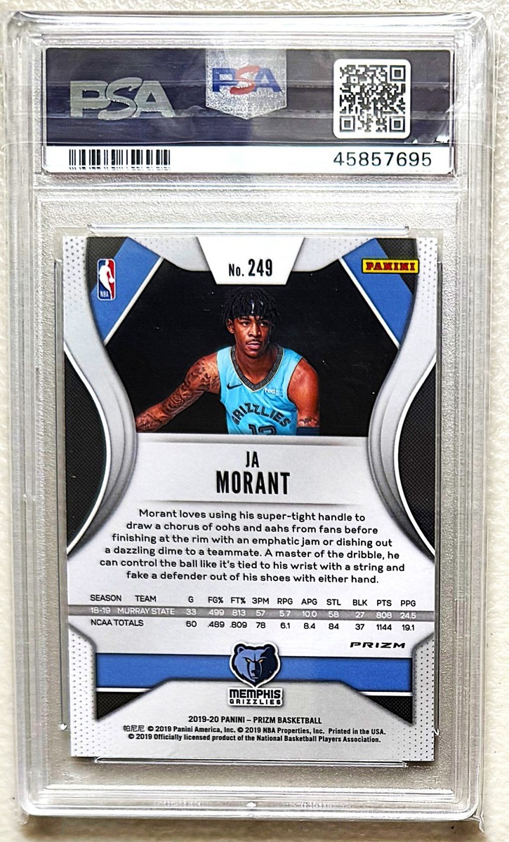 2019-20 Panini Prizm - Rookie Ja Morant #249 Purple Wave Prizm (RC