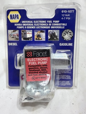 #ad NAPA 610 1077 Facet Fuel Pump 12V 4 7 PSI Universal Electric Gas Diesel $49.99