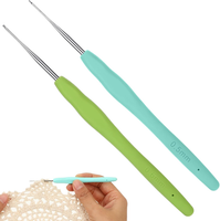 Jjunw 2 StüCk Mini HäKelnadel Set, Kleine Spitze HäKelnadeln 0.5 Mm 0.6 Mm HäKel