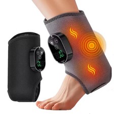 Cordless Foot Ankle Massager Relieve Ankle Pain 6 Heat Levels, 3 Vibration Modes