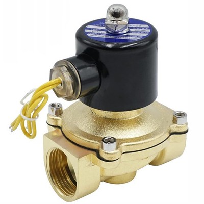 1/2'' PT AC 110V Electric Solenoid Valve Brass Water Air Gas 2W-160-15 CV 4.8 US