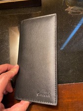 Checkbook Cover Premium Leather Check Book Holder Wallet with RFID Blocking