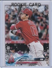 SHOHEI OHTANI ROOKIE CARD 2018 Topps HOLIDAY MEGA BOX VARIATION Angels $$ RC!