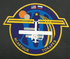NASA EXPEDTION 12  INTERNATIONAL SPACE STA DECAL STICKER 4"