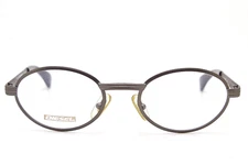 🤓 Vintage DIESEL Glasses WRITE 52 Oval Frame Black 1990s👓Unisex