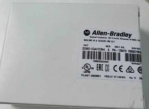 New In Box Allen-Bradley 2080-IQ4OB4 Digital Module AB 2080IQ4OB4 Fast Shipping - Picture 1 of 2
