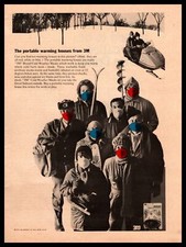 1970 3M Brand Cold Weather Face Covers Snowmobile Vintage Advertising Print Ad