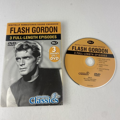 Flash Gordon DVD 3 Full Length Episodes