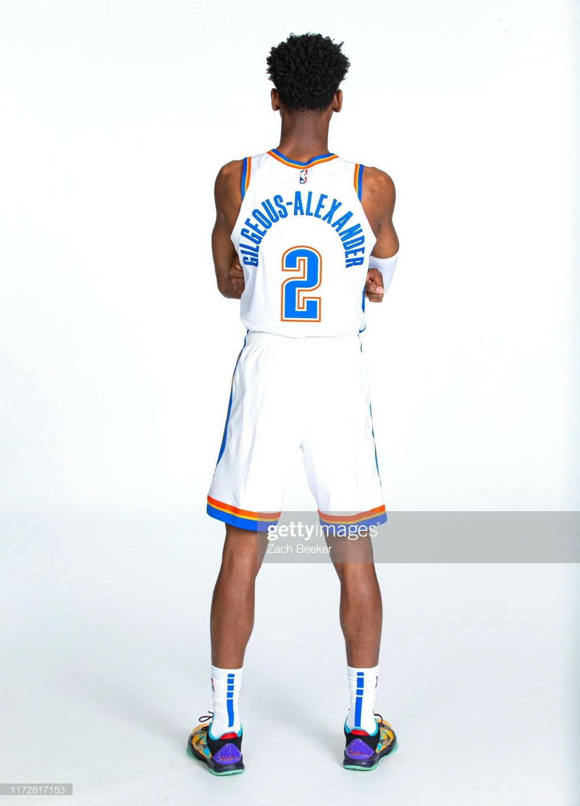 Nike Youth Oklahoma City Thunder Shai Gilgeous-Alexander #2 Dri-Fit Swingman Jersey - Orange - S Each