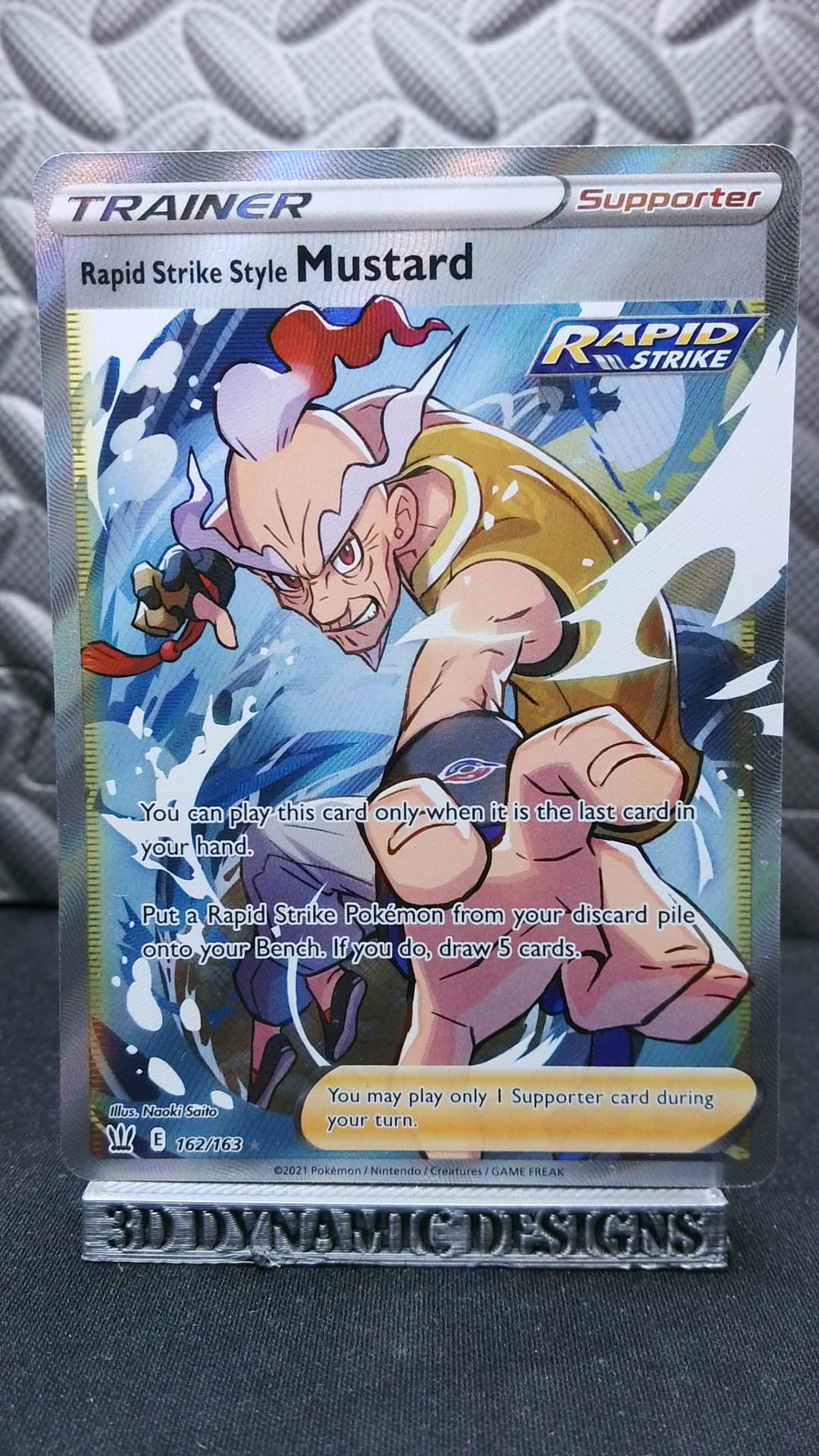 | Pokemon Rapid Strike Style Mustard (Full Art) Battle Styles 162/163 NM 🔥 |