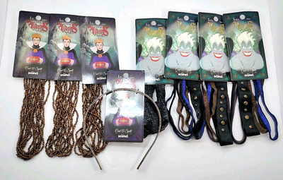 Lot of 8 NEW Scunci DISNEY VILLAINS CAST A SPELL Head Bands Assorted Styles