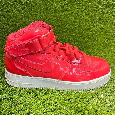 Nike Air Force 1 Mid '07 LV8 Mens Size 8.5 Pink White Athletic Shoes Sneakers