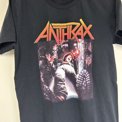 Retro Anthrax Spreading The Disease Tour Shirt Size L | eBay