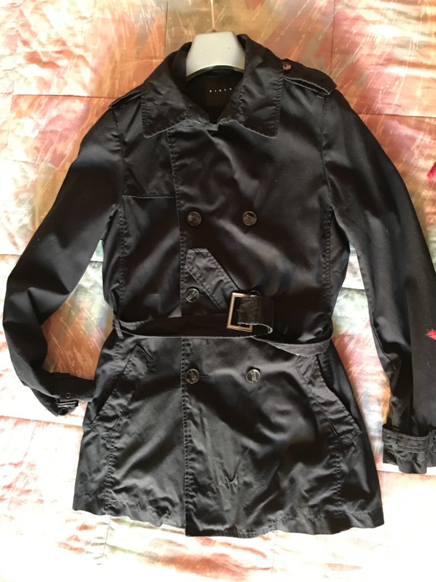 Trench Sisley impermeabile cotone