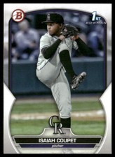 Isaiah Coupet 2023 Bowman Draft #BD-37 Colorado Rockies