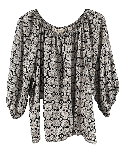 Geometric Plus Tops Women's 2X Size