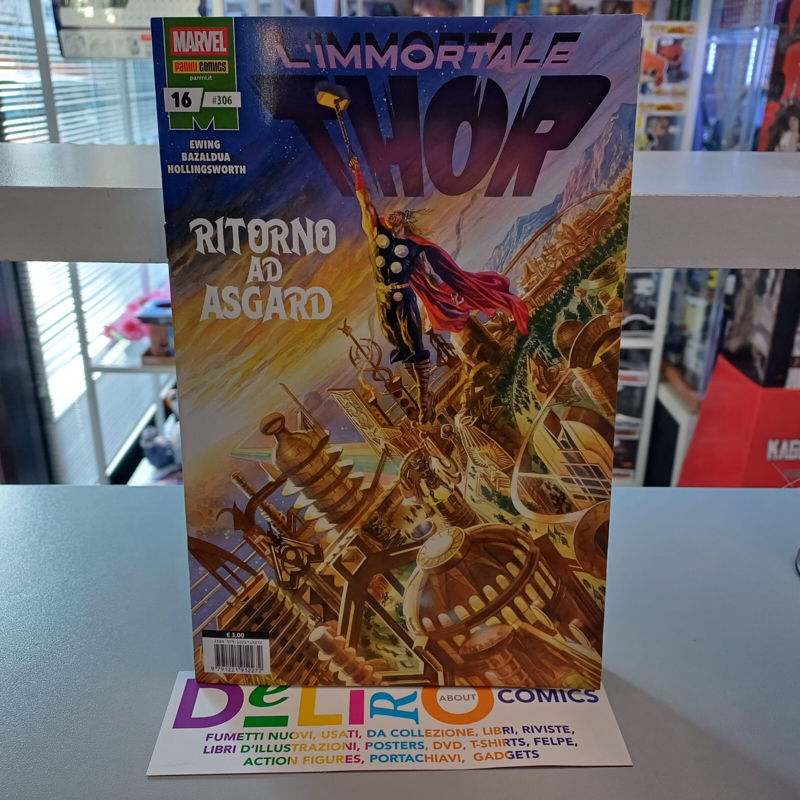 THOR N.306 - L'IMMORTALE THOR N.16 Ed.PANINI COMICS SCONTO 5%