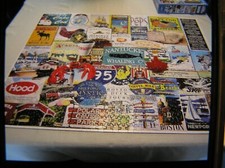 White Mountain 1000 Pc Jigsaw Puzzle I LOVE NEW ENGLAND 24x30" Collage w/ Poster