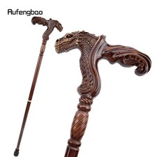 Wooden Designer Crocodile Walking Cane Walking Stick Silver Handle Knob Gift