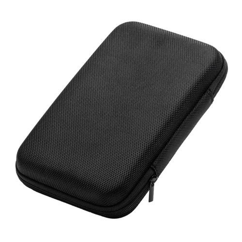 EVA Hard Storage Box Travel Zippers Bag Shockproof For Earphone Data ChargerCord