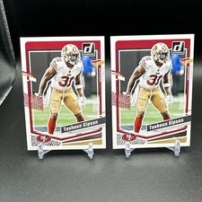 2023 Panini Donruss Football Tashaun Gipson Base Card #273 49ers Lot Of 2 Cards