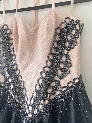 Debut Size 12 Cocktail/Evening/ Bridesmaid/ Party Dress Pink & Black BNWT Dress - Picture 7 of 19