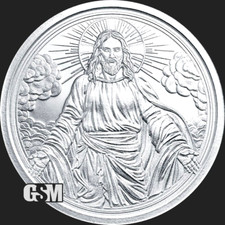 5X 2026 - CHRIST IS COMING Silver Shield Silver Round Coin 1 oz .999 Fine Silver