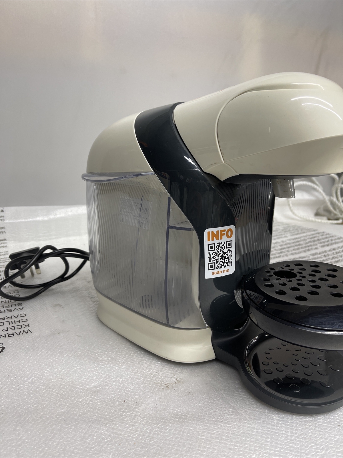 Tassimo by Bosch Style Pod Coffee Machine Cream eBay