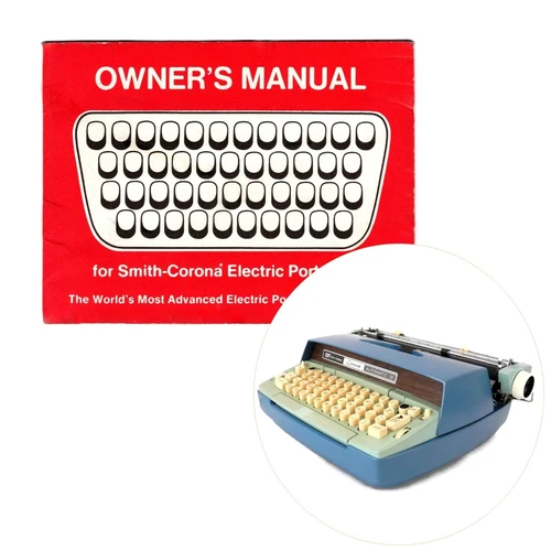 Smith Corona Coronet Automatic 12 Typewriter Instruction Manual Repro Vtg SCM
