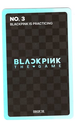 Blackpink Jennie Photocard | BP IS PRACTICING [9 of 16] The Game