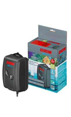Eheim Aquarium Luftpumpe 100 200 400 inkl. Airline und Luftdiffusor Aquarium