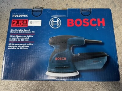 Bosch Sander Kit - 1/4 Sheet Finishing Sander & Random Orbital Sander With Bag
