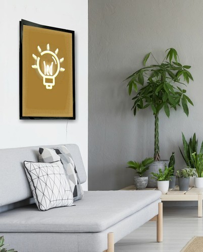 A1 A2 A3 A4 LED black light up box wall mounted hanging poster display frame - Picture 8 of 12