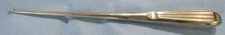 V. Mueller NL6760 BRUNS Bone Curette Size 0000 3mm Oval Angled Cup 9" Germany